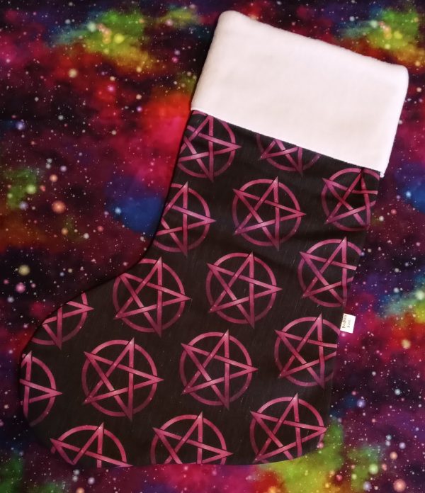 Christmas Stocking (purple pentagram)