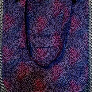 Tote Bag (Leopard print, Purple)