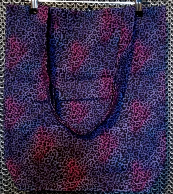 Tote Bag (Leopard print, Purple)
